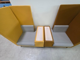 Offceset Sessel für Wartebereich Lounge, 1x Links , 1x Rechts