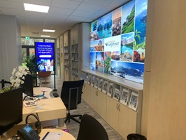 Reisebüro Innenansicht Vandivinit Reisen Luxemburg Livange