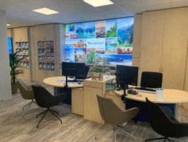 Reisebüro Innenansicht Vandivinit Reisen Luxemburg Livange