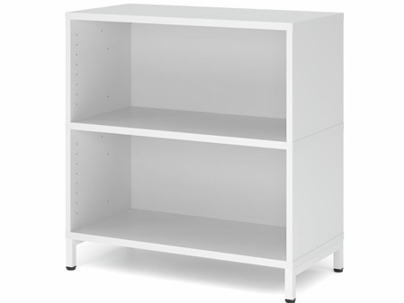 Flexwall Regal offen 2_Ordnerhöhen Weiß